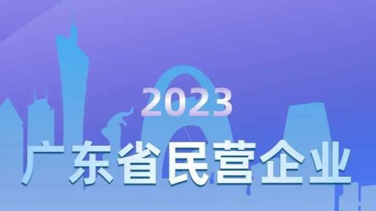 “2023广东省民营企业100强”系列榜单发布！