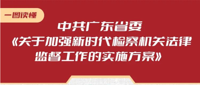一图读懂|广东如何加强新时代检察机关法律监督工作 一图读懂|广东如何加强新时代检察机关法律监督工作
