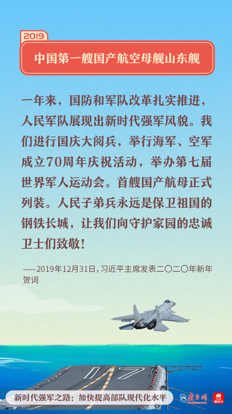 新时代强军之路：加快提高部队现代化水平