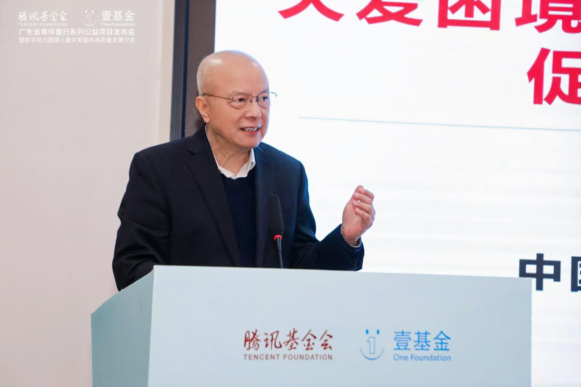 中国发展研究基金会原副理事长卢迈在发布会上发言