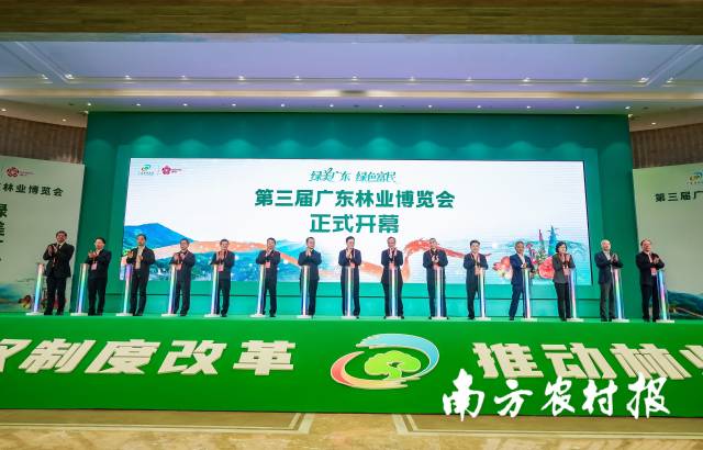 第三届广东林业博览会正式开幕 第三届广东林业博览会正式开幕