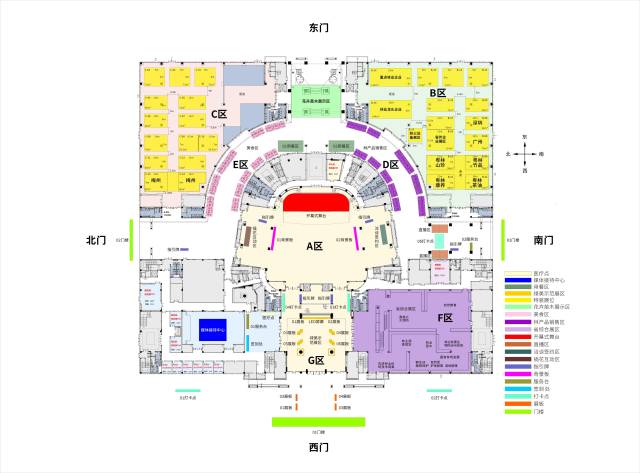 本届林博会平面展位图，超强阵容、超多美食、超美视觉享受，快来参加吧