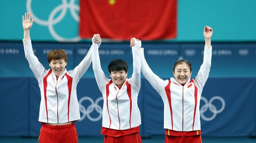 China retains women's table tennis team title at Paris 2024