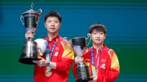 澳门国际乒联国际足联世界杯：马龙、孙颖莎分获男单、女单冠军