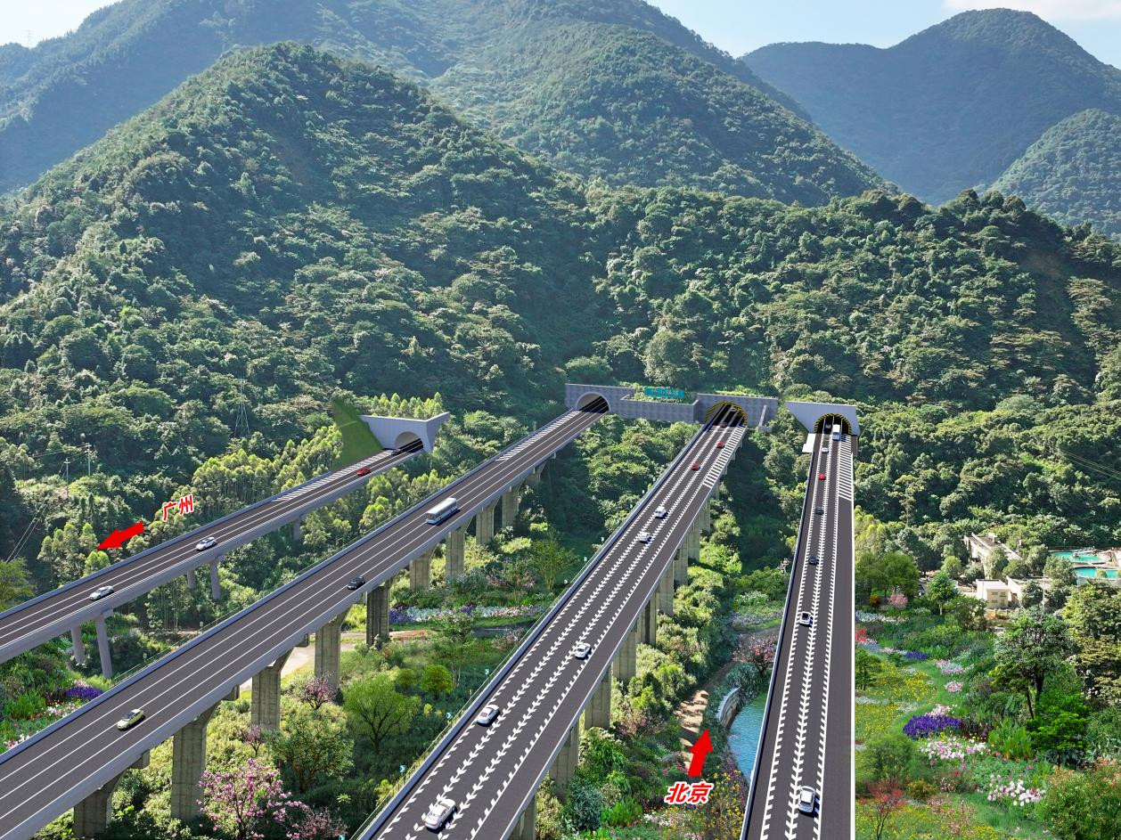 靠椅山隧道效果图（供图：陈亮）