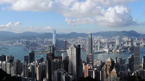 无人机3D秀献礼香港回归祖国25周年