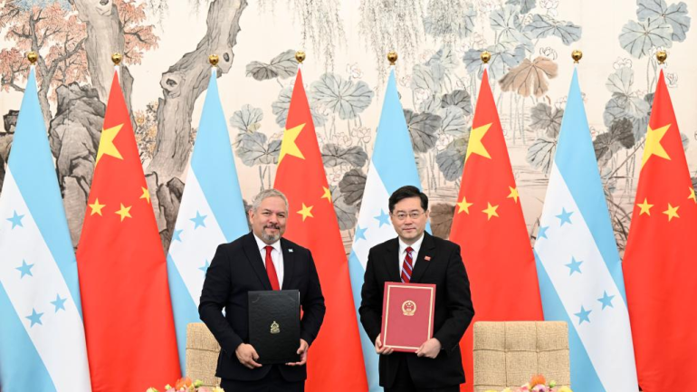 China and Honduras establish diplomatic ties