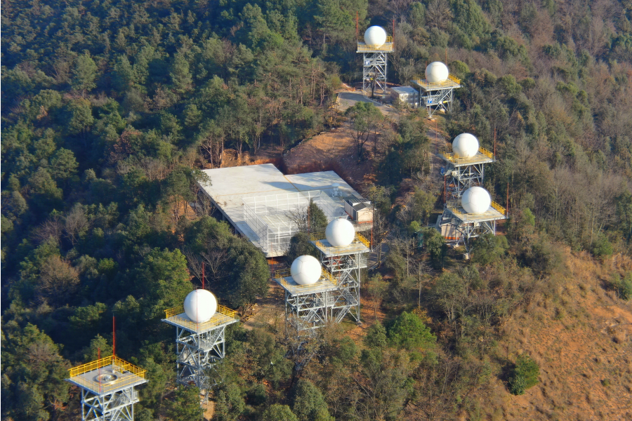 △长沙气象雷达标校中心126阵地实景