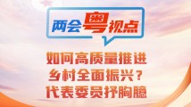 两会粤视点③｜如何高质量推进乡村全面振兴？代表委员抒胸臆