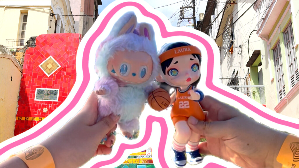 Laura and her friend Labubu's travel in Rio de Janeiro
