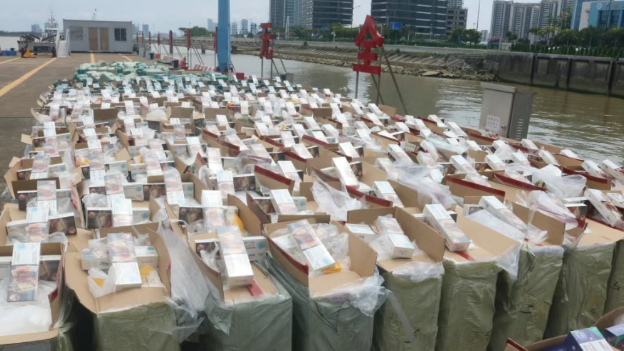 案值1100万元！广东海警查获一起涉嫌走私香烟案