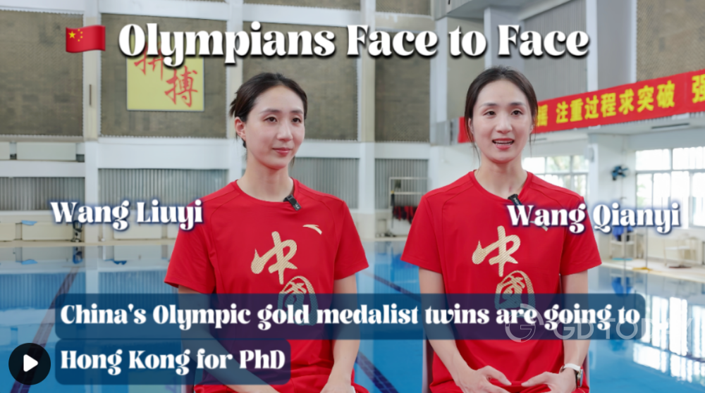 Olympians Face to Face | China's Olympic gold medalist twins are going to Hong Kong for PhD!