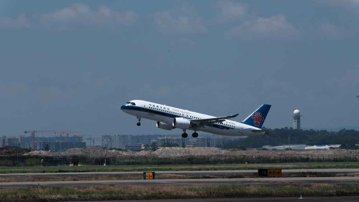 China Southern Airline's first C919 completes its maiden commercial flight