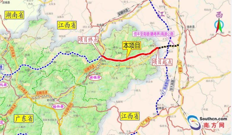 韶关市高速公路规划图图片