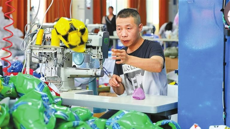 How a mountain county stitches its way into global game