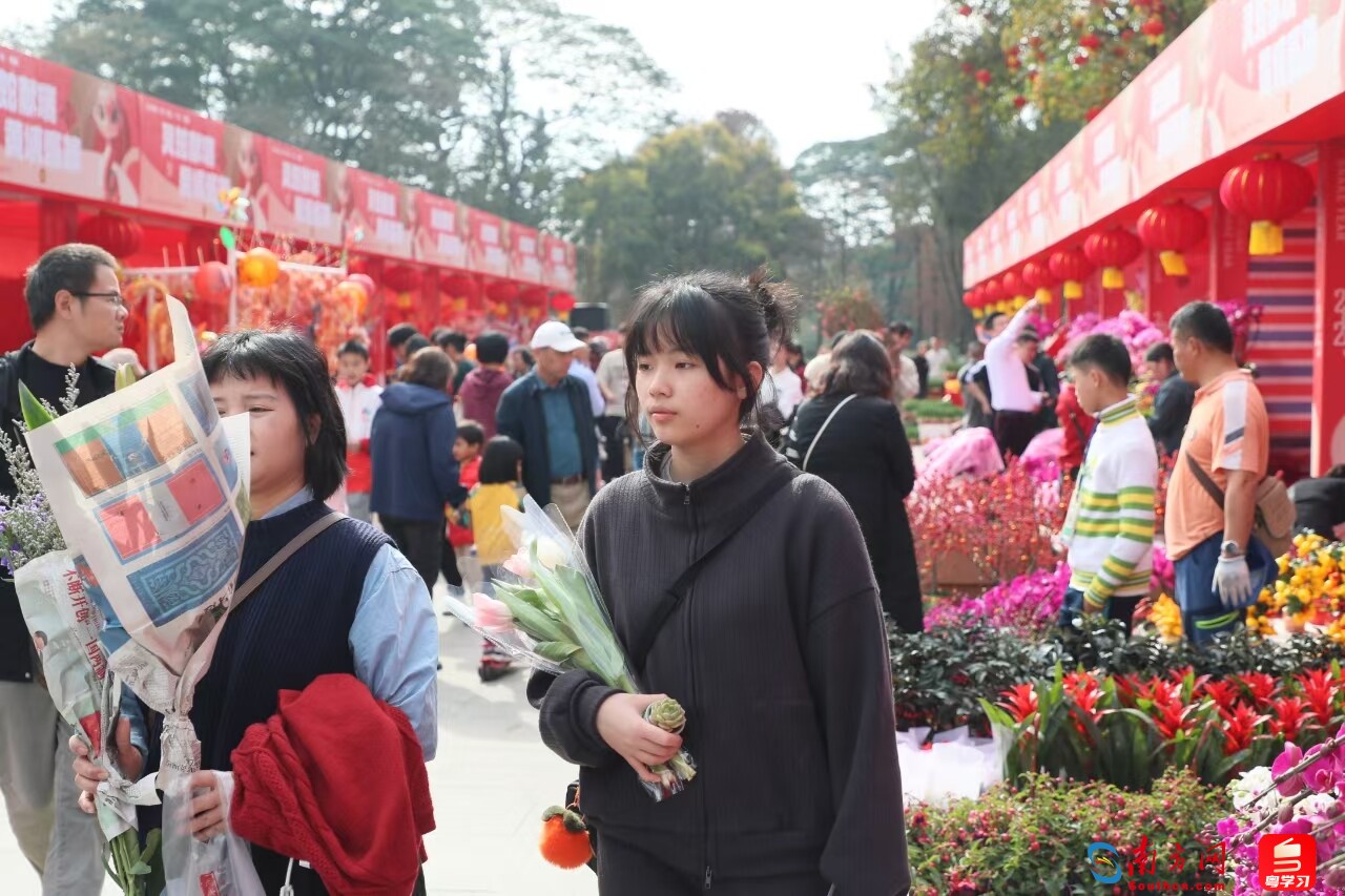 2025年黄埔区迎春花市现场。李剑锋 摄