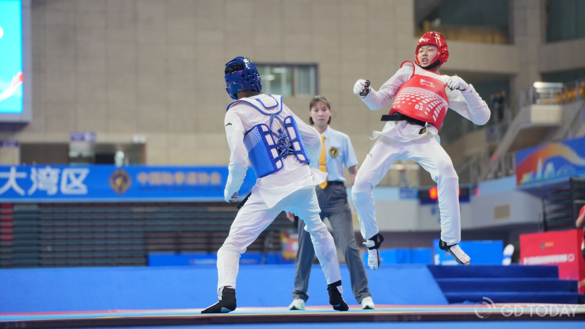 Final Taekwondo qualifying event for 15th National Games kicks off in Huizhou