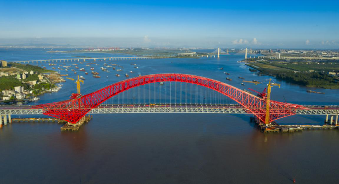 图为南沙明珠湾大桥