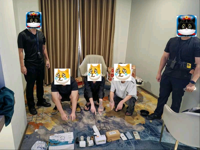 云城公安：张贴涉黄诈骗二维码贴纸，三人落网！