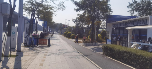 △横沥地铁站上车点