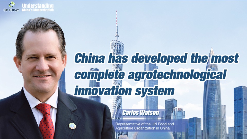 China has developed the mot complete agrotechnological innovation system