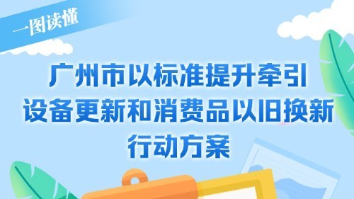 一图读懂《广州市以标准提升牵引设备更新和消费品以旧换新行动方案》