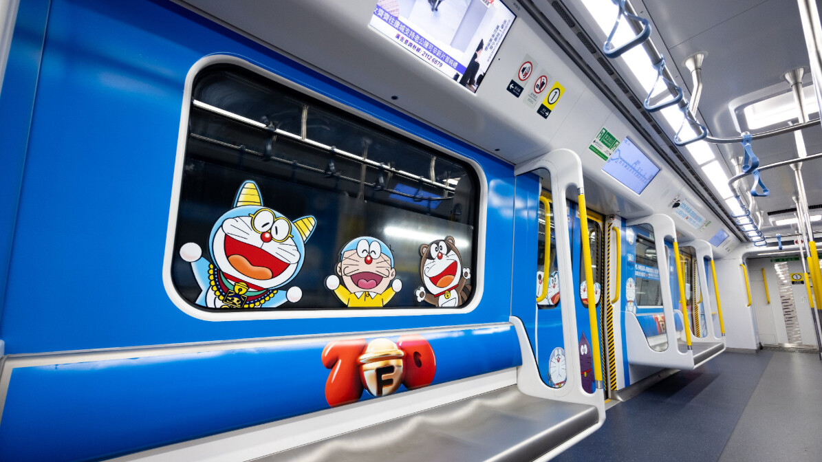 First Doraemon-themed high-speed train departs from Hong Kong for mainland