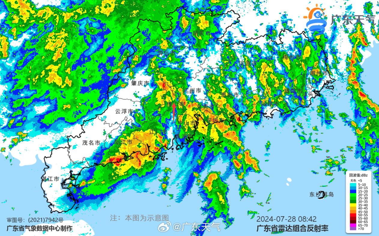 受“格美”残余环流影响，广东仍有暴雨或特大暴雨