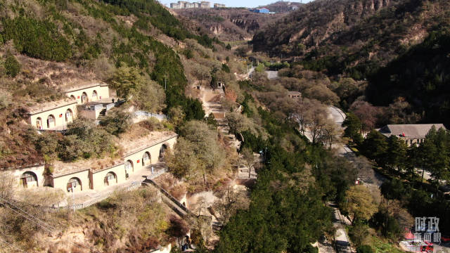 △杨家岭，延安革命纪念地。（总台记者刘海涛、钱金库拍摄）