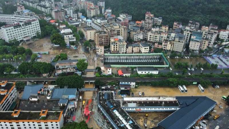 一线直击｜抽水排涝！肇庆鼎湖上山路紧急救援中