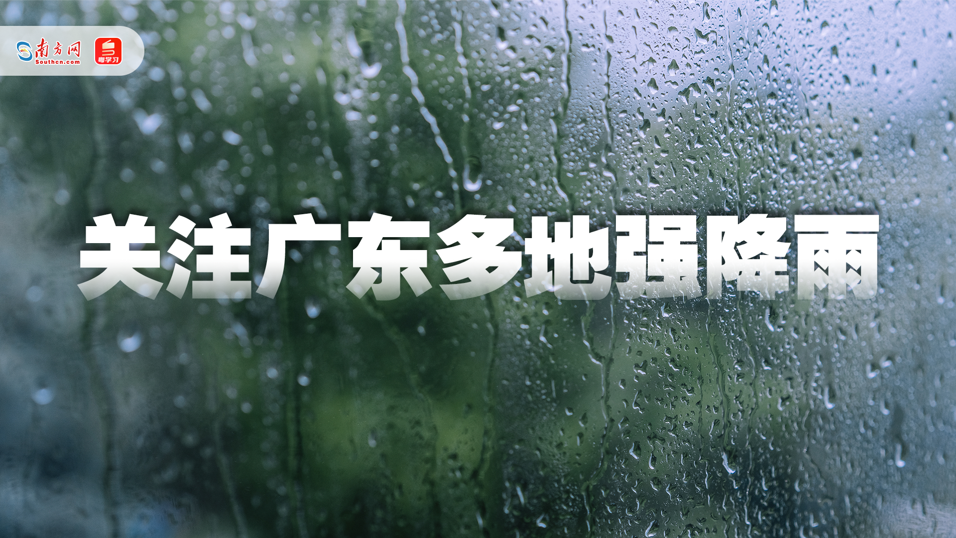 【专题】关注广东多地强降雨