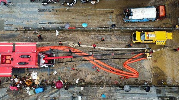 一线直击｜抽水排涝！肇庆鼎湖上山路紧急救援中