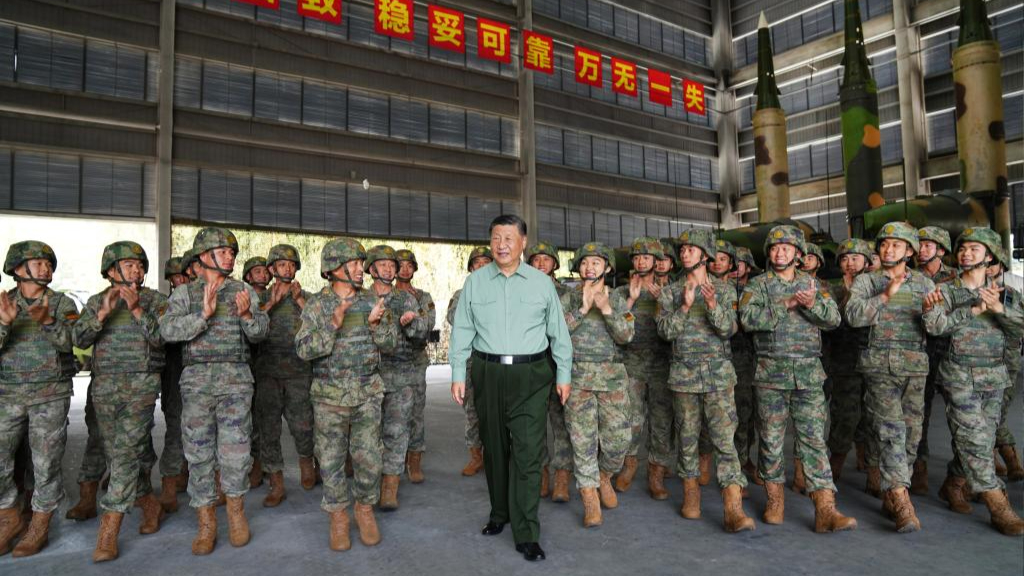 Xi urges strategic missile troops to enhance deterrence, combat capabilities