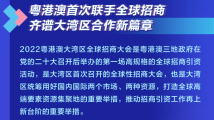 商机抢先看!2022粤港澳大湾区全球招商大会开锣 商机抢先看!2022粤港澳大湾区全球招商大会开锣
