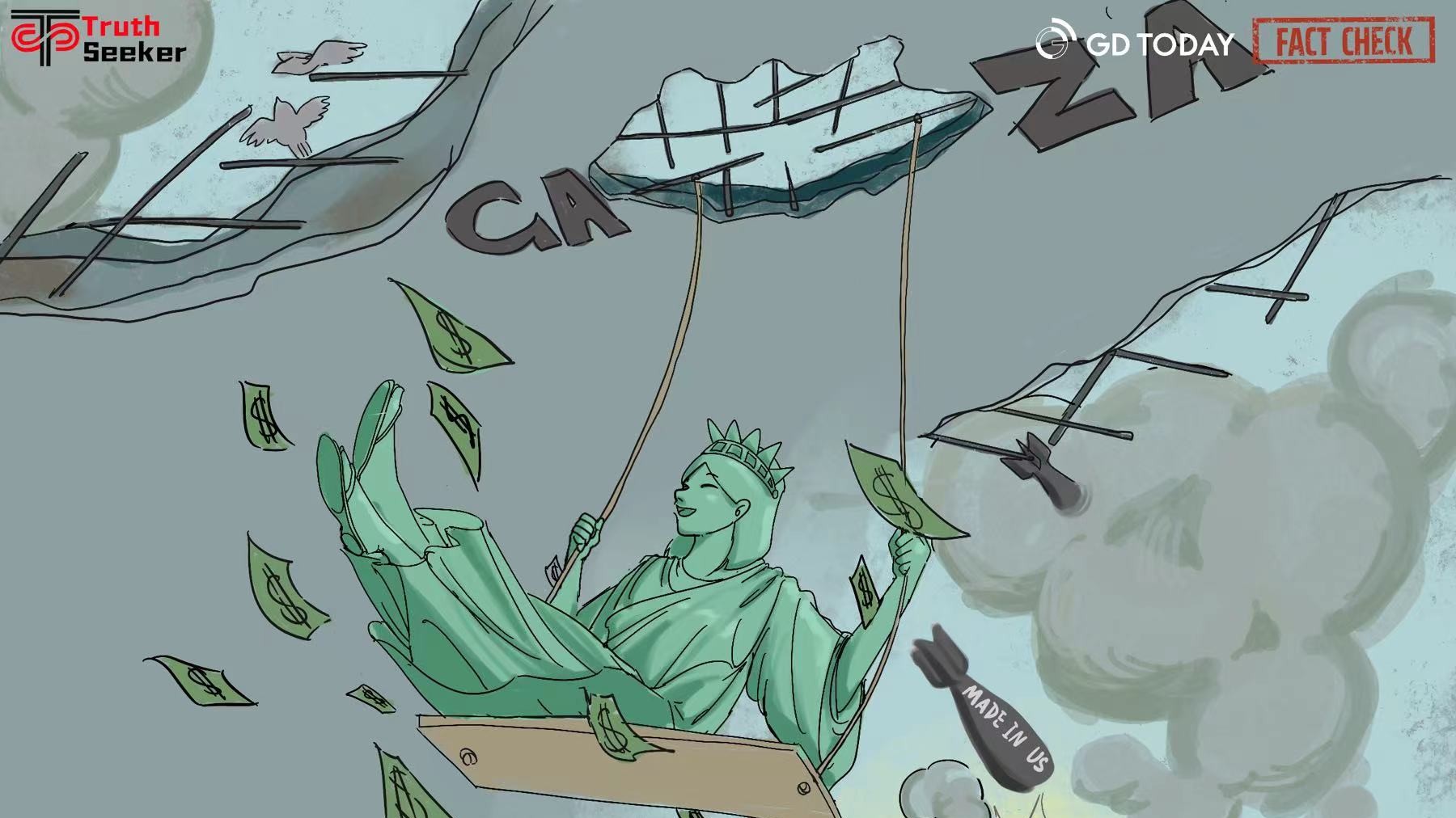 Gaza war: US money-printing machine