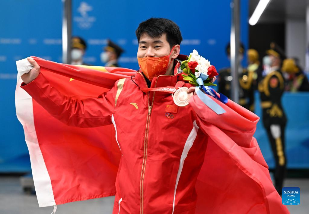 China's Yan claims history-making bronze in men's skeleton at Beijing 2022