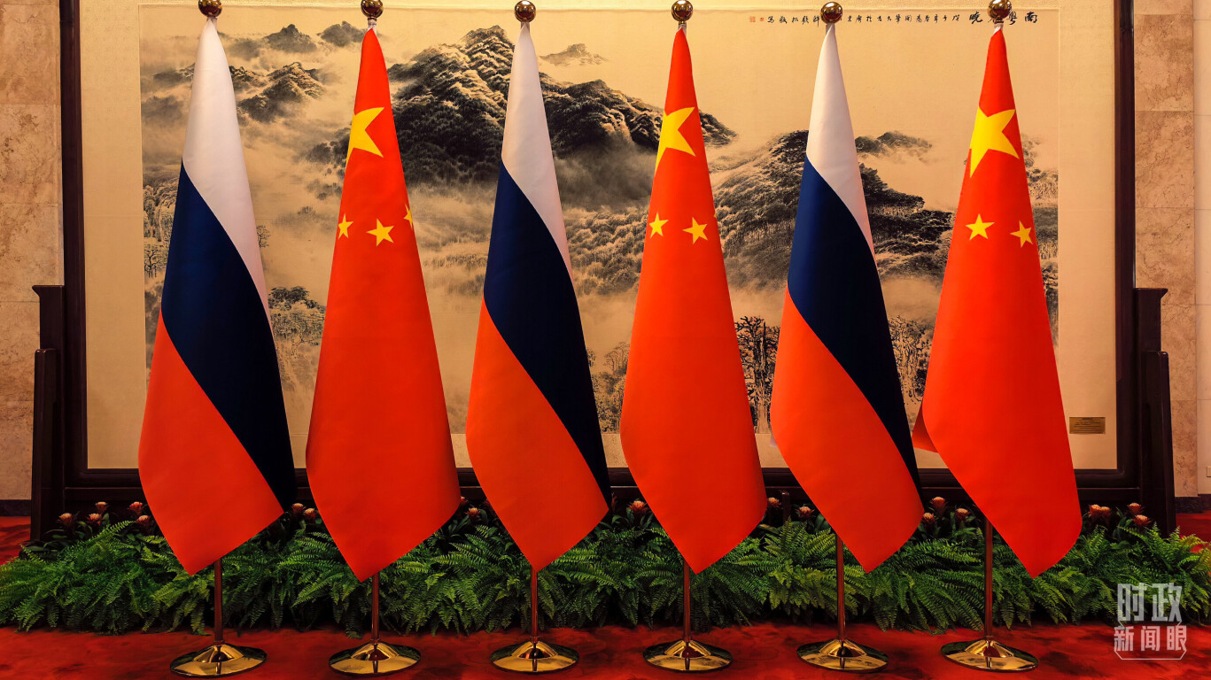 中俄两国元首在这里握手合影。（总台央视记者陆泓宇拍摄）