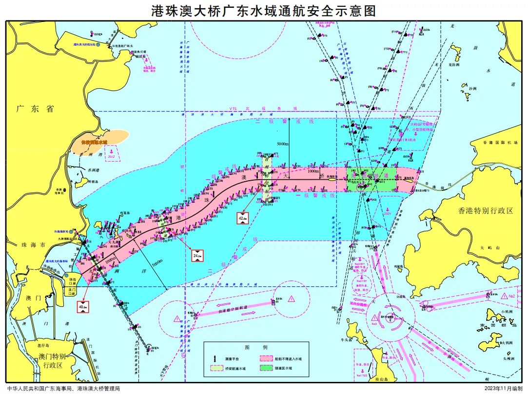 3月1日起生效 港珠澳大桥广东水域这些区域严禁海钓