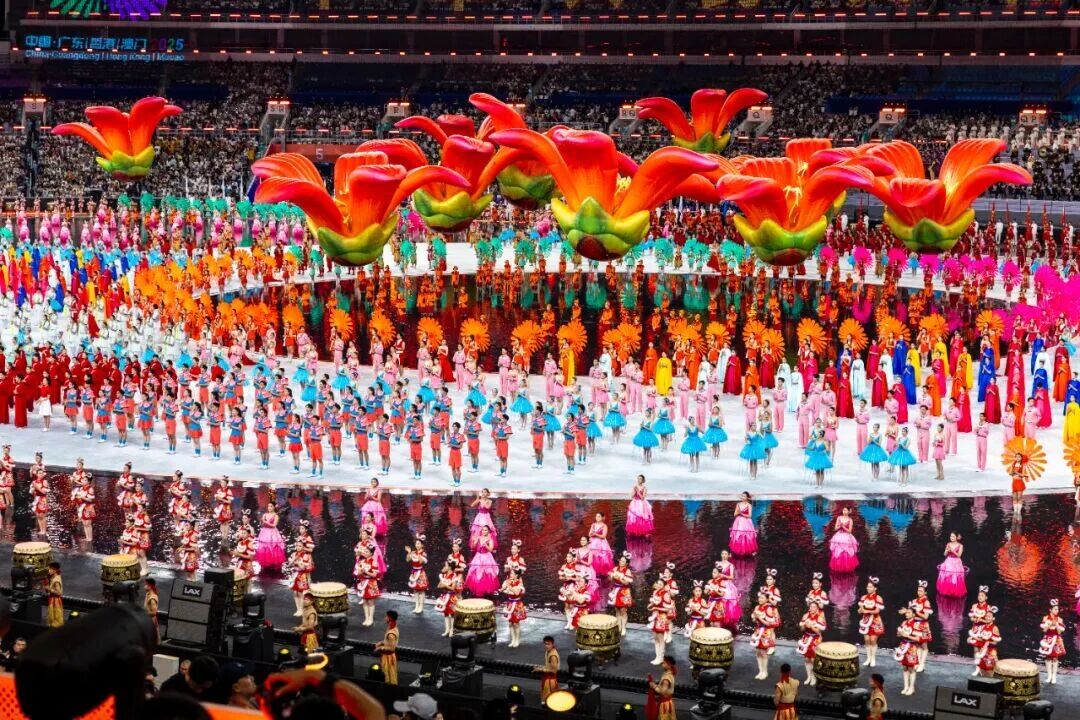 十五运会开幕式绘就了一幅大湾区共生共荣的壮丽画卷。