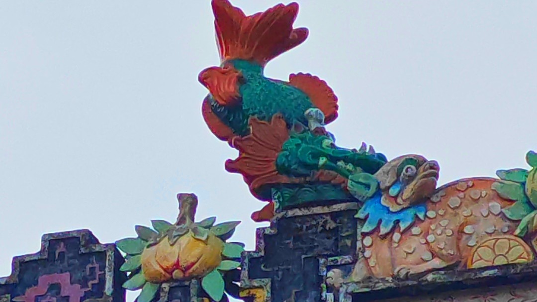 打卡佛山乡村里的全运会同款瑞兽，一起“独占鳌头”！