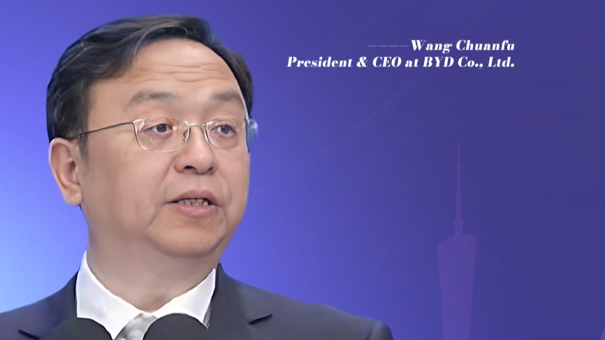 One out of every four new energy vehicles in the country were made in Guangdong: President & CEO at BYD Co., Ltd.
