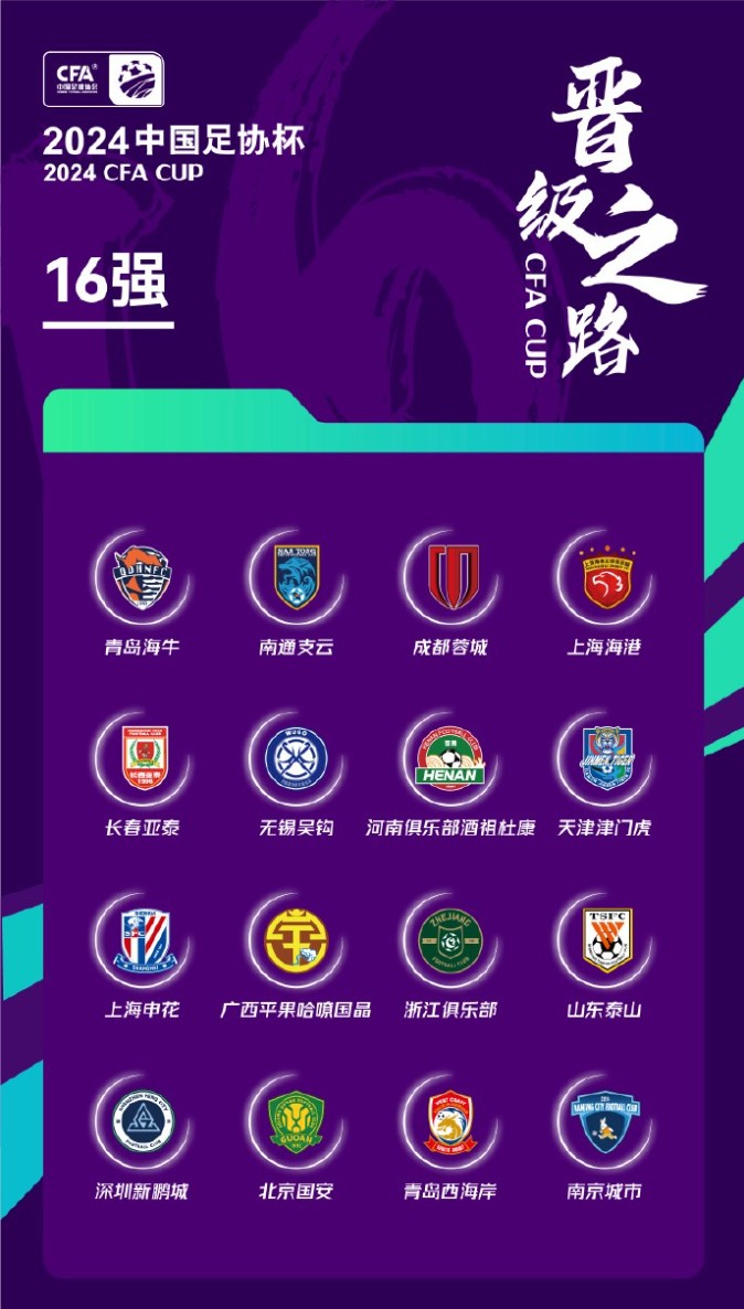 图源：中国足协杯官方微博