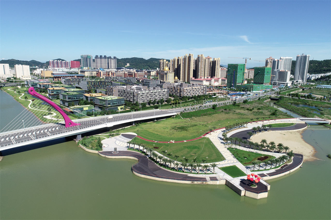 环境优美的横琴新区