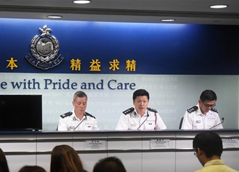 香港警方拘捕多名涉嫌参与近期暴力犯罪活动的人员