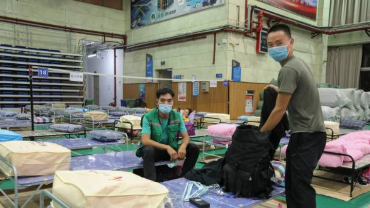 Temporary spot for couriers launched in Guangzhou's Haizhu