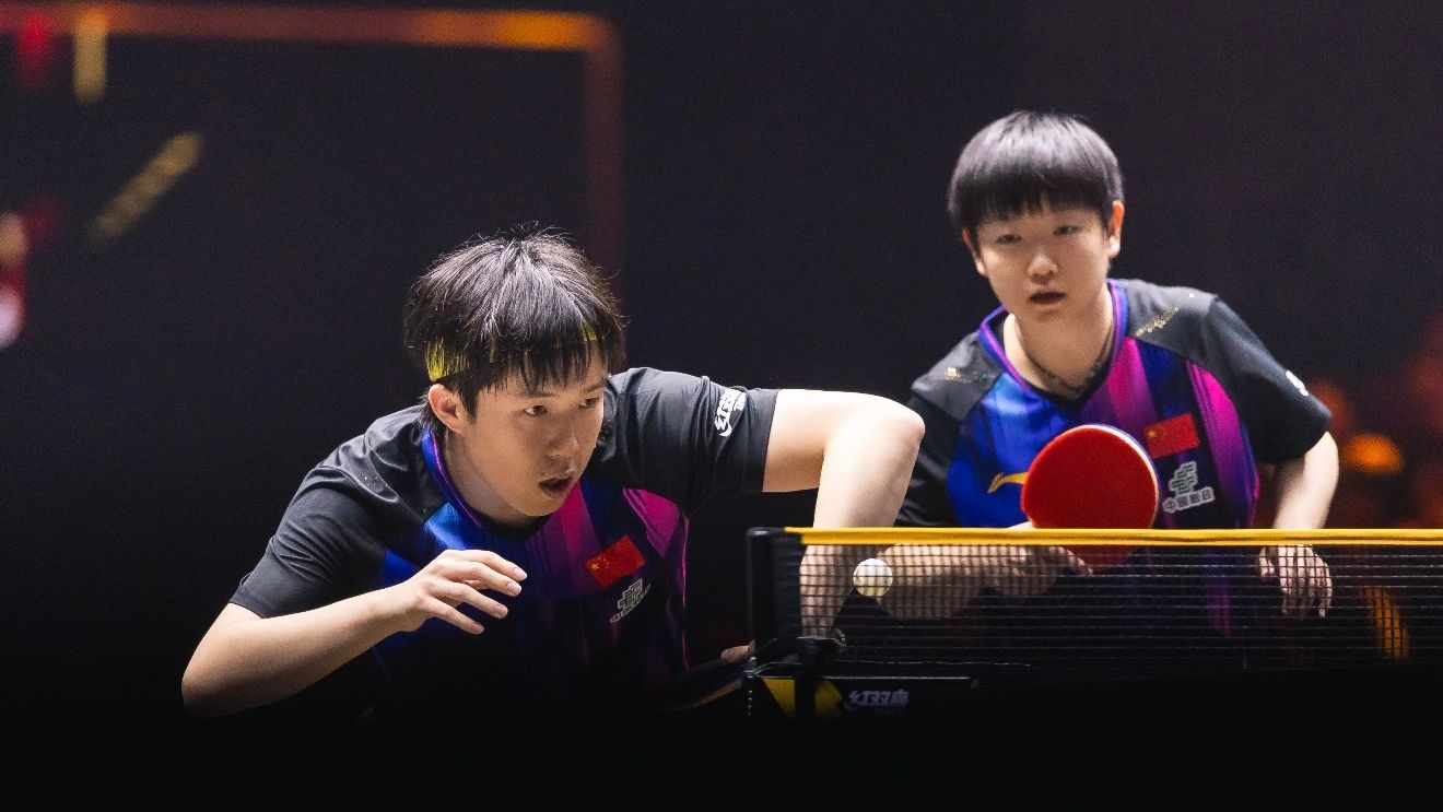 王楚钦/孙颖莎战胜跨协会组合 收获中国大满贯混双开门红