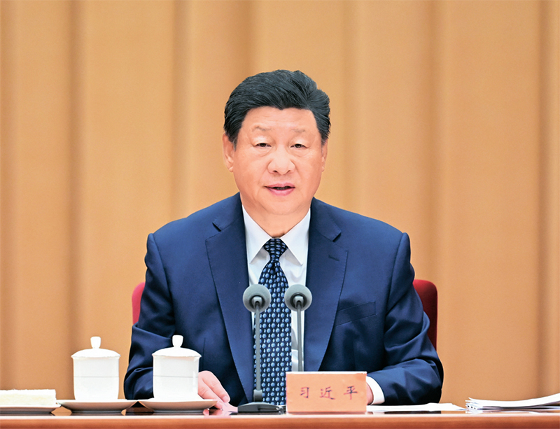 2024年9月27日，全国民族团结进步表彰大会在北京举行。中共中央总书记、国家主席、中央军委主席习近平出席大会并发表重要讲话。 新华社记者 谢环驰/摄