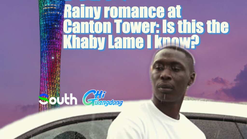 Rainy romance at Canton Tower: Is this the Khaby Lame I know?