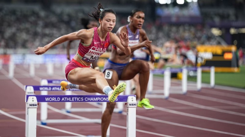 莫家蝶止步田径世锦赛女子400米栏半决赛