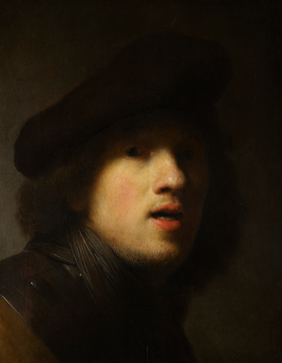 伦勃朗自画像广州展出 艺术大师大作集中亮相